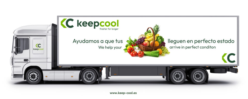 keepcool en el transporte por carretera de frutas y verduras